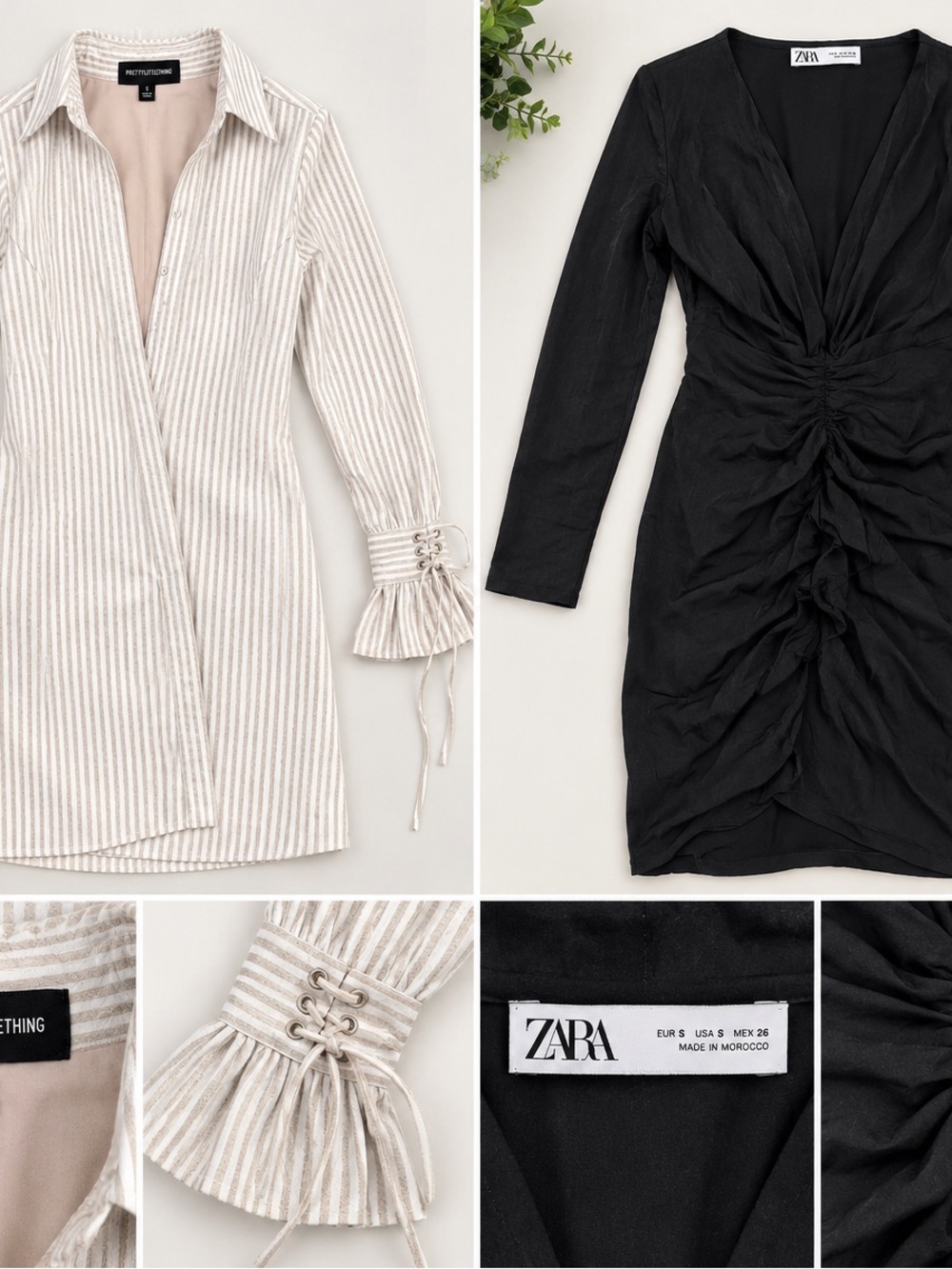 2 dresses.  Stylestalker and Zara.